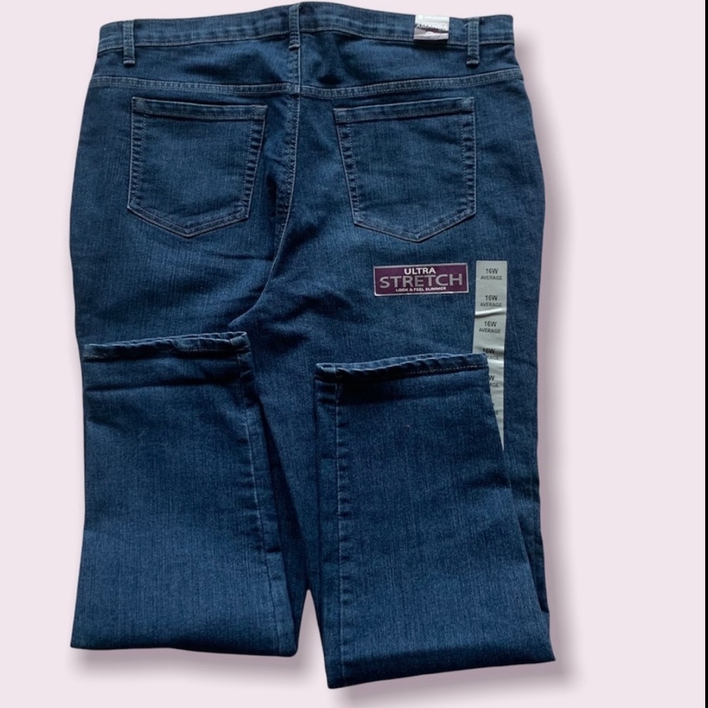 Gloria Vanderbilt jeans blue denim NWT size 16W